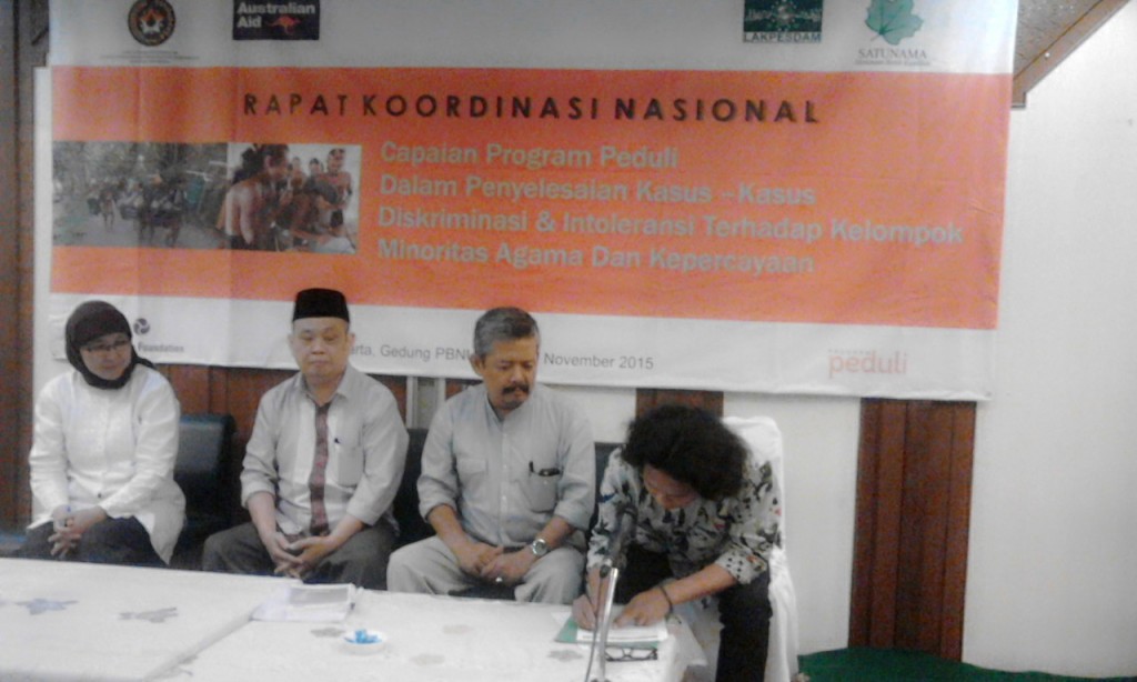 Enam Kementerian, SATUNAMA dan Lakpesdam NU Berkomitmen untuk Solusi Ekslusi Sosial Bagi Penghayat.