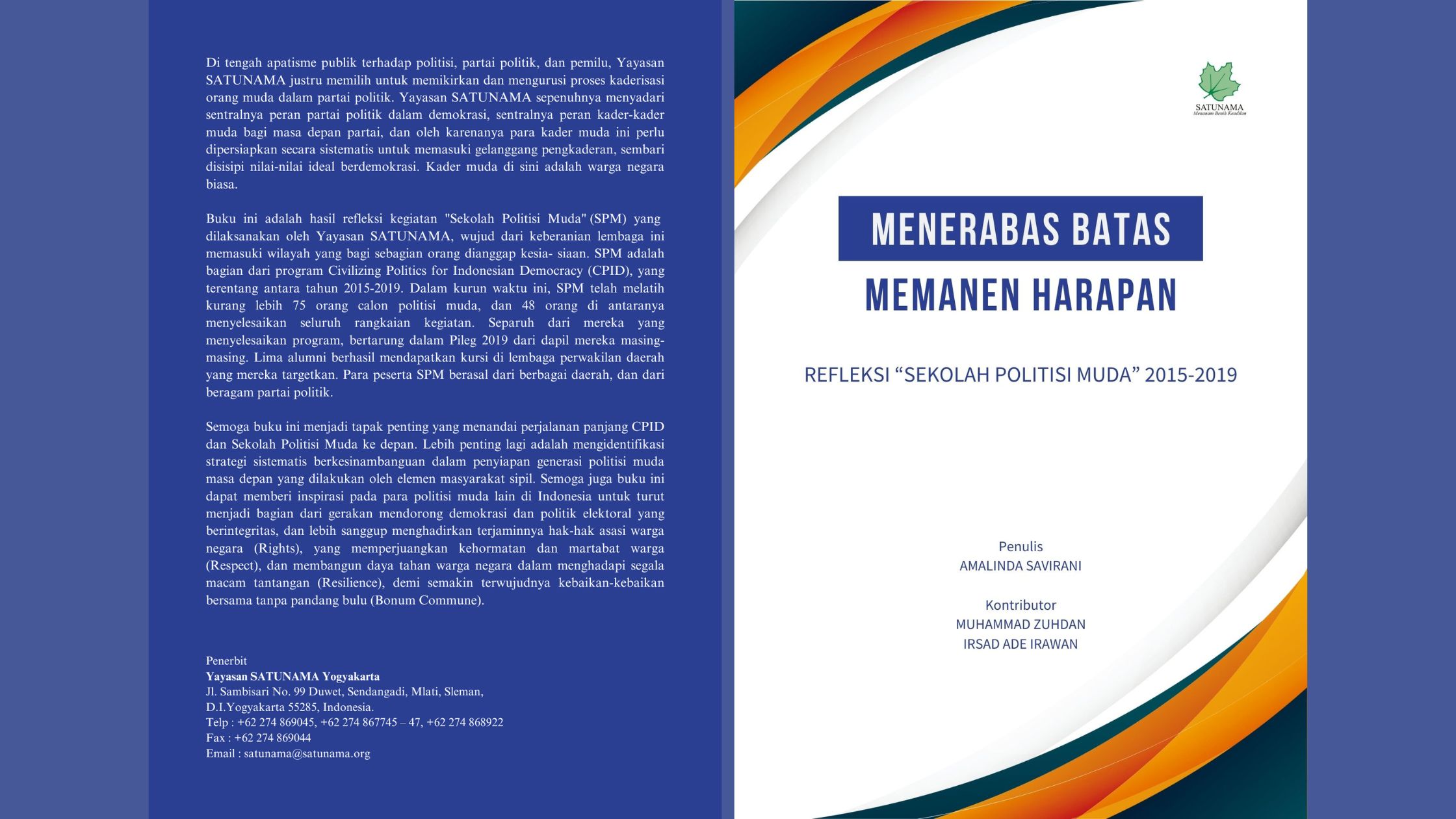 Buku Menerabas Batas Memanen Harapan cover