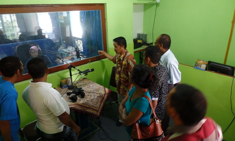 Kunjungan Radio Komunitas TImor-Leste