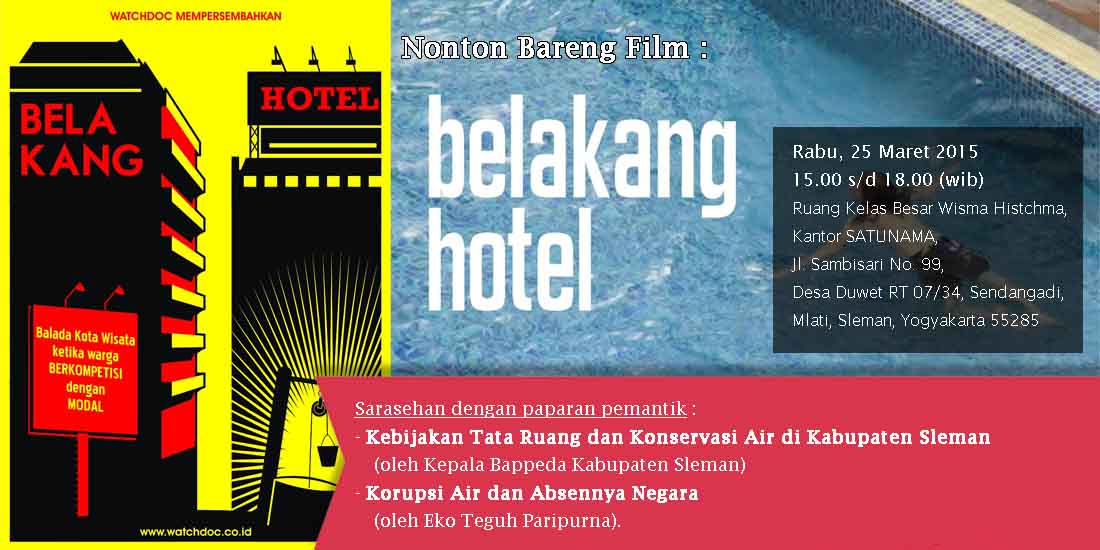 Nonton Bareng Film : Belakang Hotel