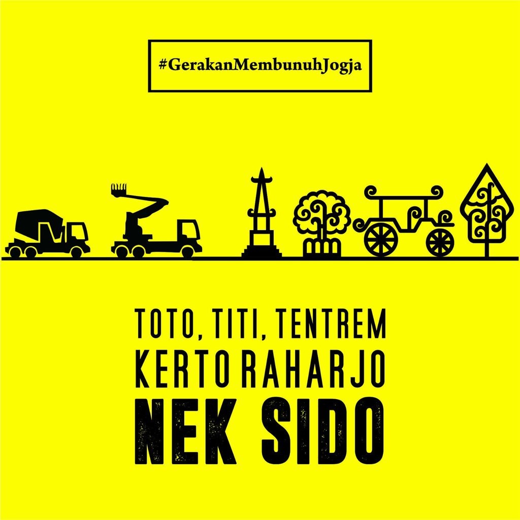 #GerakanMembunuhJogja Ramai di Media Sosial