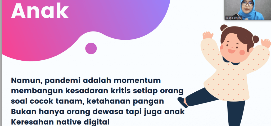 SATUNAMA Dorong Anak Muda Bercocok Tanam di Tengah Pandemi