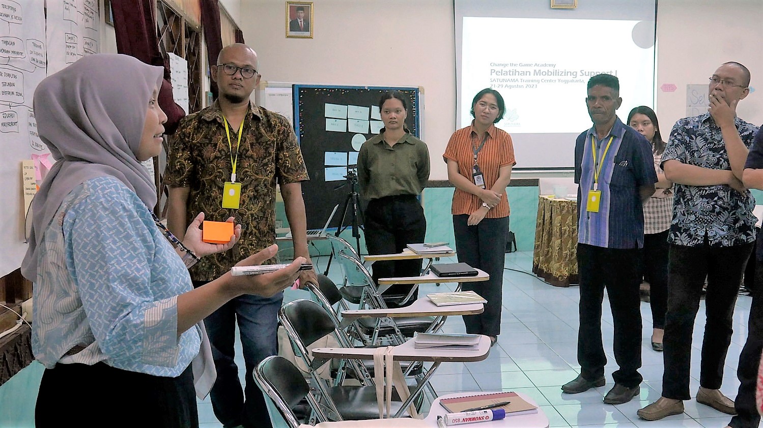 SATUNAMA Empowers Indonesian Organizations with the Change the Game Academy Mobilizing Support Training