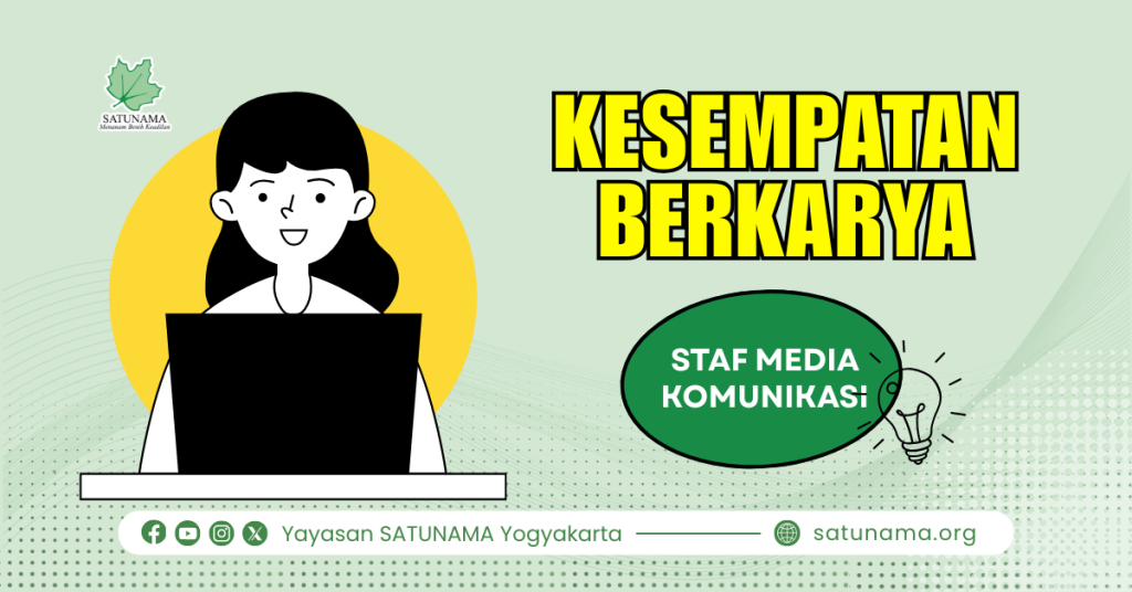 KESEMPATAN BERKARYA: STAF MEDIA KOMUNIKASI